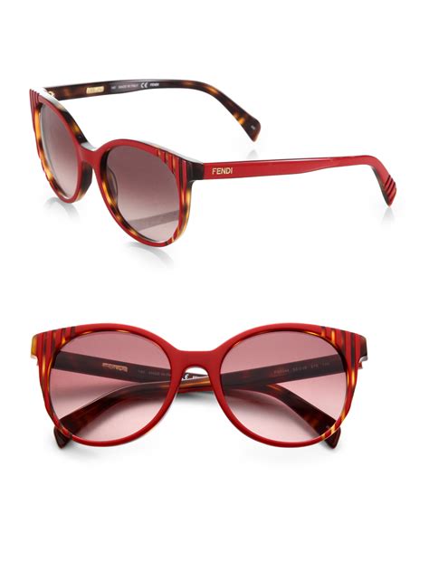 fendi round sunglasses red|fendi sunglasses oversized.